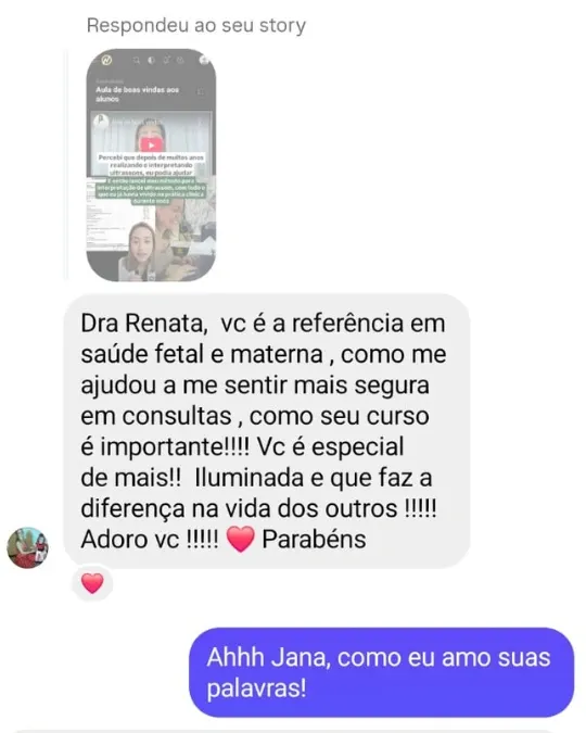 Depoimento de aluno 1